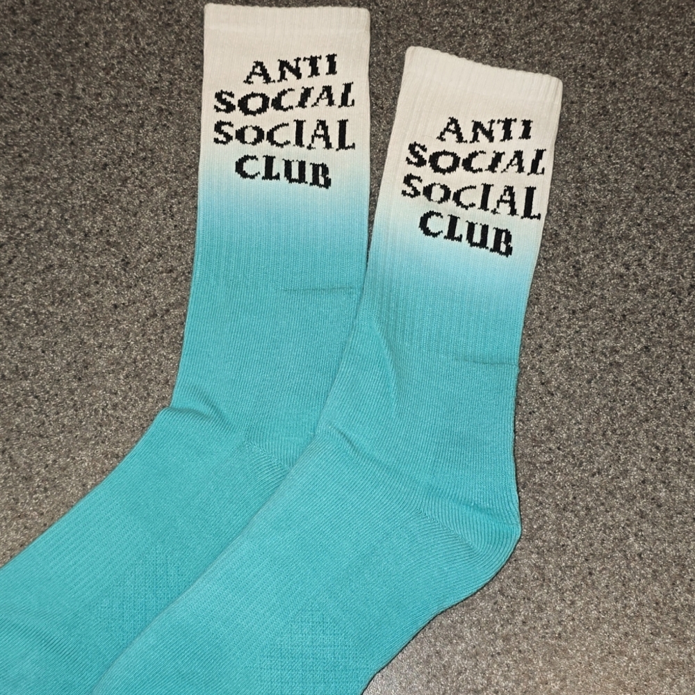Anti Social Social Club Walking Too Much Socks NWT